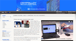 Desktop Screenshot of cryptalloy.cz